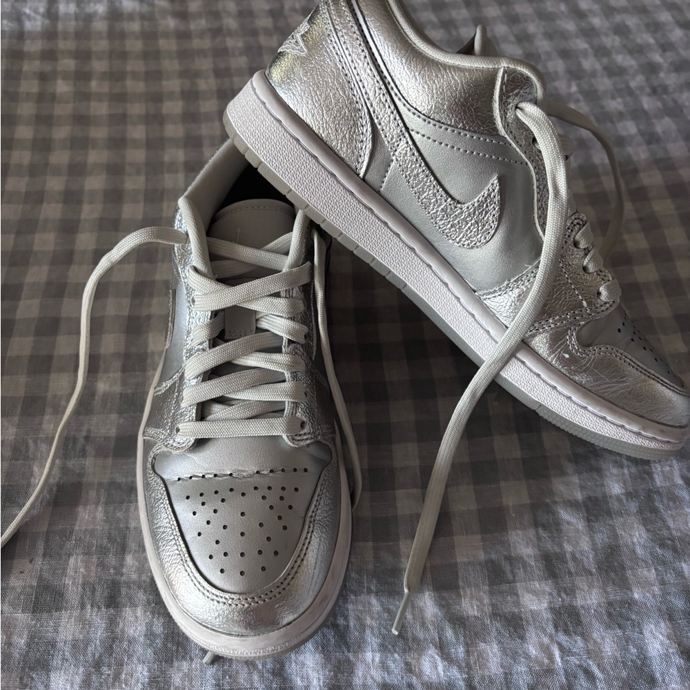 Nike Metallic Silver Sneakers